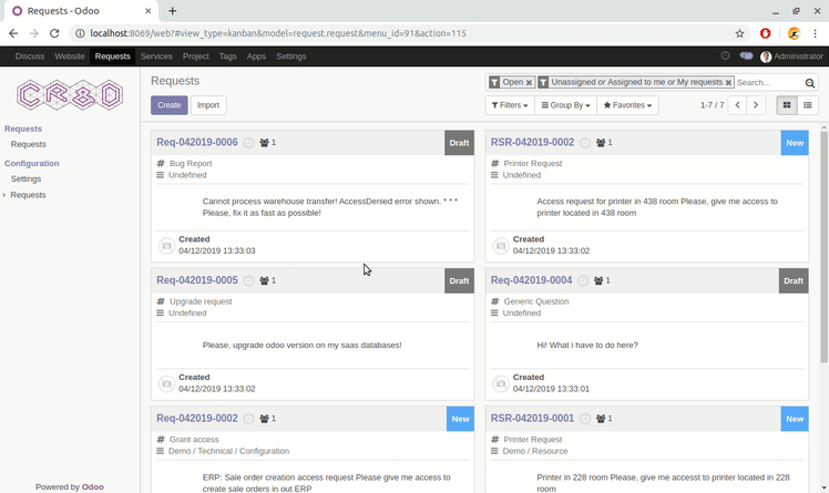 Odoo CMS - a big picture